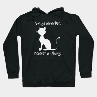 Cat Lovers unconditional Love Quote Hoodie